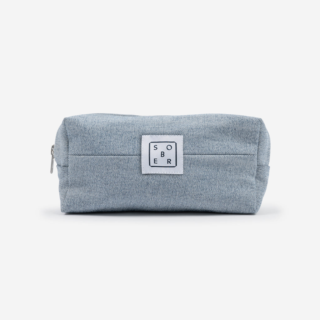 Denim Wash Bag sober
