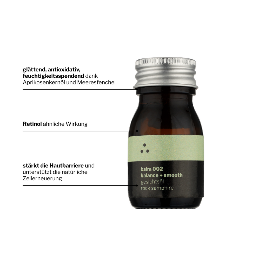 balm 002 — Regenerierendes Gesichtsöl | natürliche Alternative zu Retinol ∴ therefore beauty
