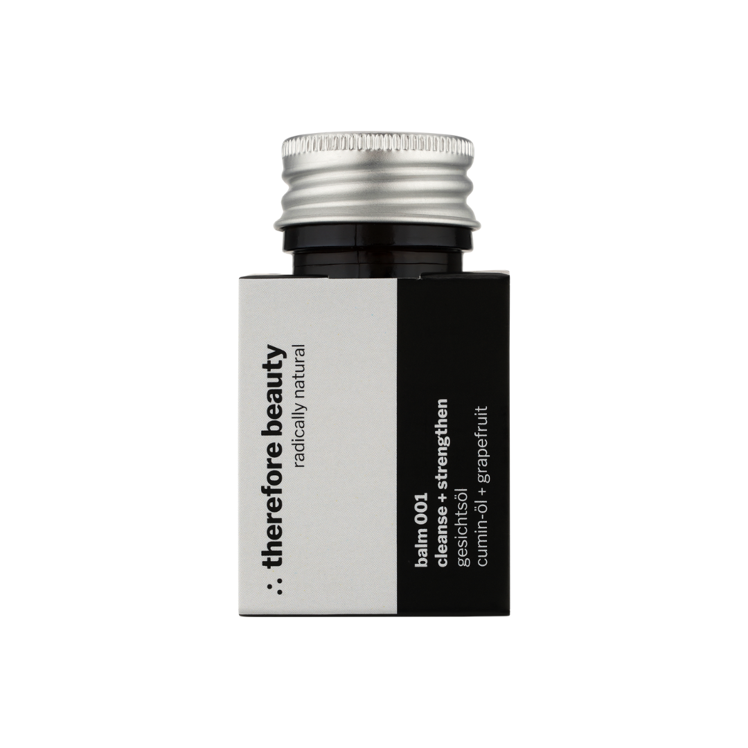 balm 001 | Gesichtsöl mit Schwarzkümmelöl | für unreine Haut | gegen Pickel + Akne ∴ therefore beauty