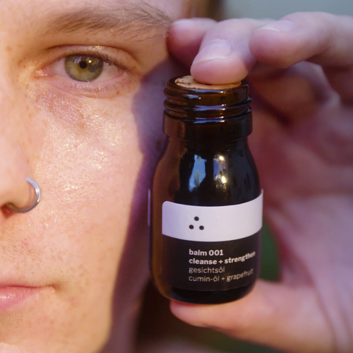 balm 001 | Gesichtsöl mit Schwarzkümmelöl | für unreine Haut | gegen Pickel + Akne ∴ therefore beauty