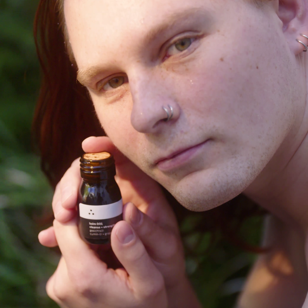 balm 001 | Gesichtsöl mit Schwarzkümmelöl | für unreine Haut | gegen Pickel + Akne ∴ therefore beauty