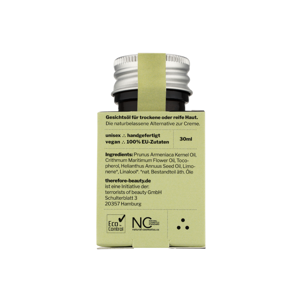 balm 002 — Regenerierendes Gesichtsöl | natürliche Alternative zu Retinol ∴ therefore beauty