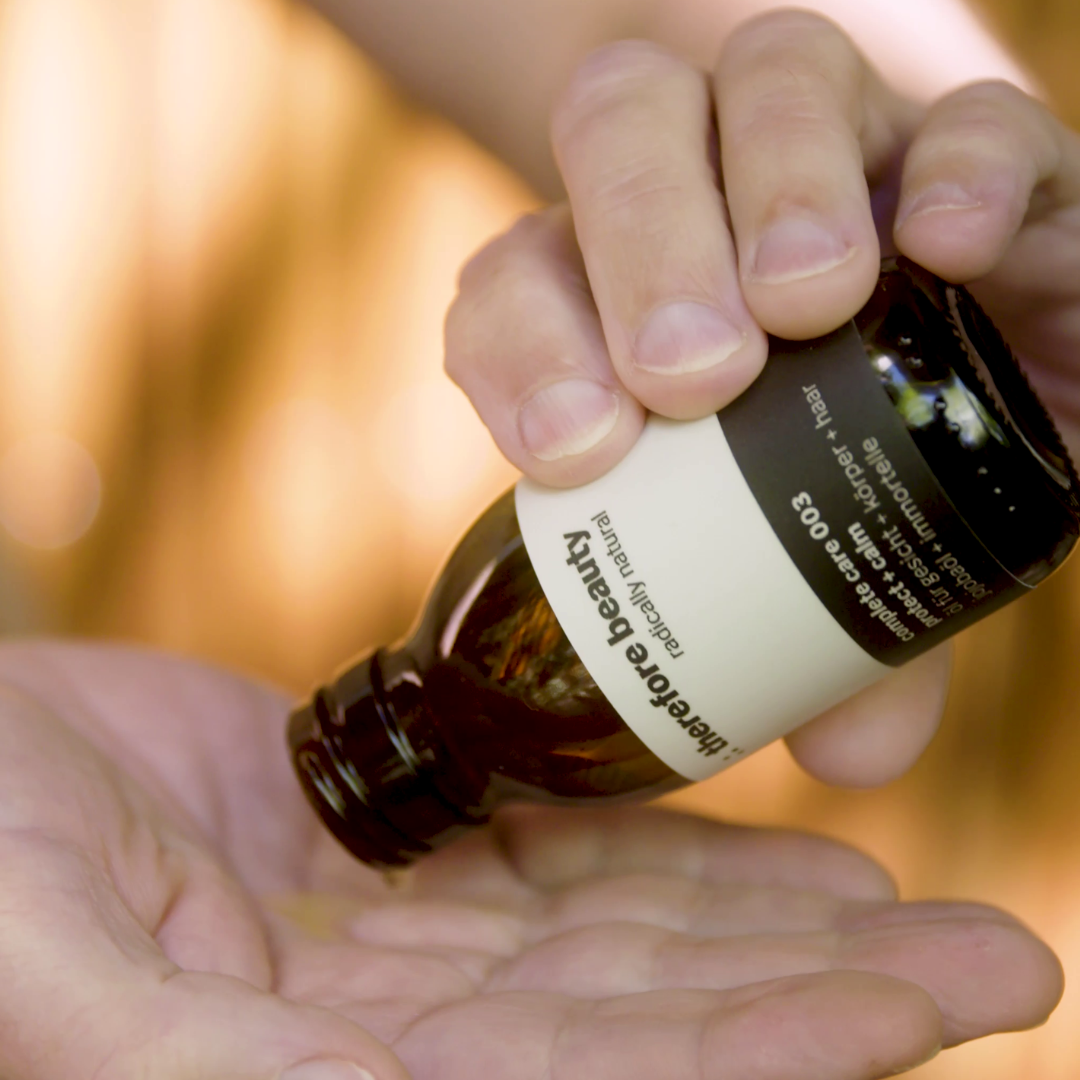 complete care 003 | Pflegeöl für Gesicht, Körper, Haar | sanft mit Jojoba + Immortelle ∴ therefore beauty