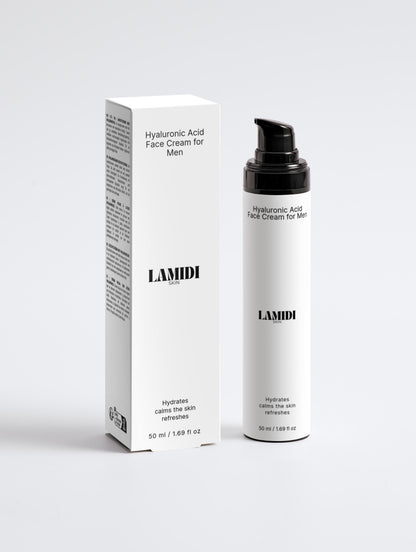 Hyaluronic Acid Face Cream for Men Lamidibeauty